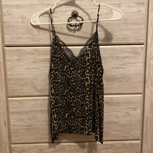 Design Lab Lord &Taylor leopard print cami size small - Picture 3 of 6